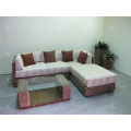 Elite Design Water Hyacinth Sofa Set para uso interno